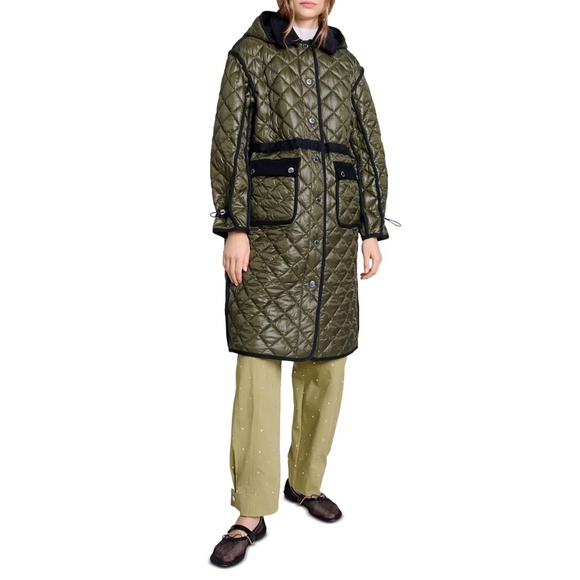 Geoda Long Hooded Puffer Jacket - Picture 1 of 7